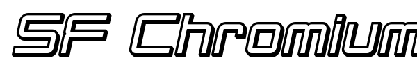 SF Chromium 24 font preview